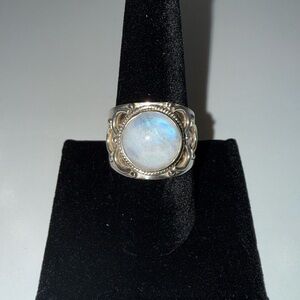 Moonstone statement ring